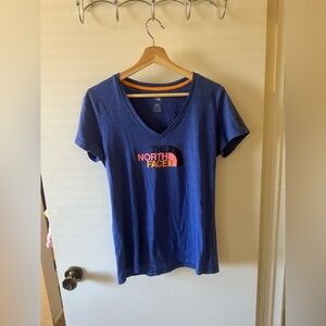 The North Face Women's Navy V-Neck Tee